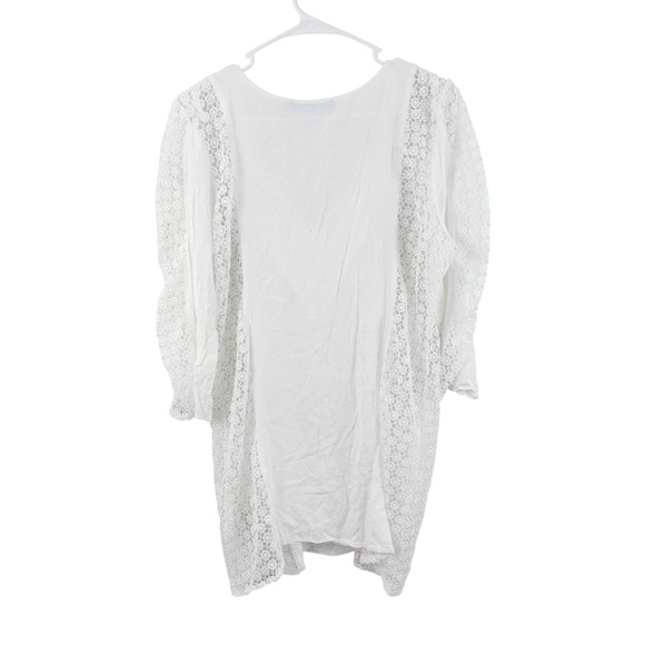 Solitaire Swim White Lace Cover-Up - Picture 4 of 6